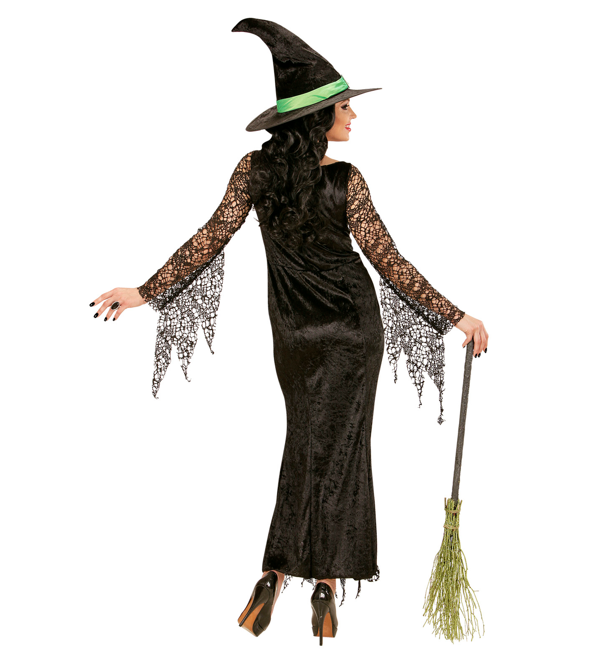 Vestito Carnevale Strega Travestimento Halloween Donna - 0650