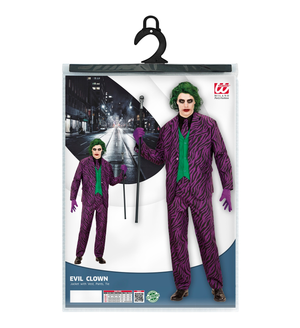 Vestito Carnevale Evil Clown Travestimento Halloween Uomo - 1931