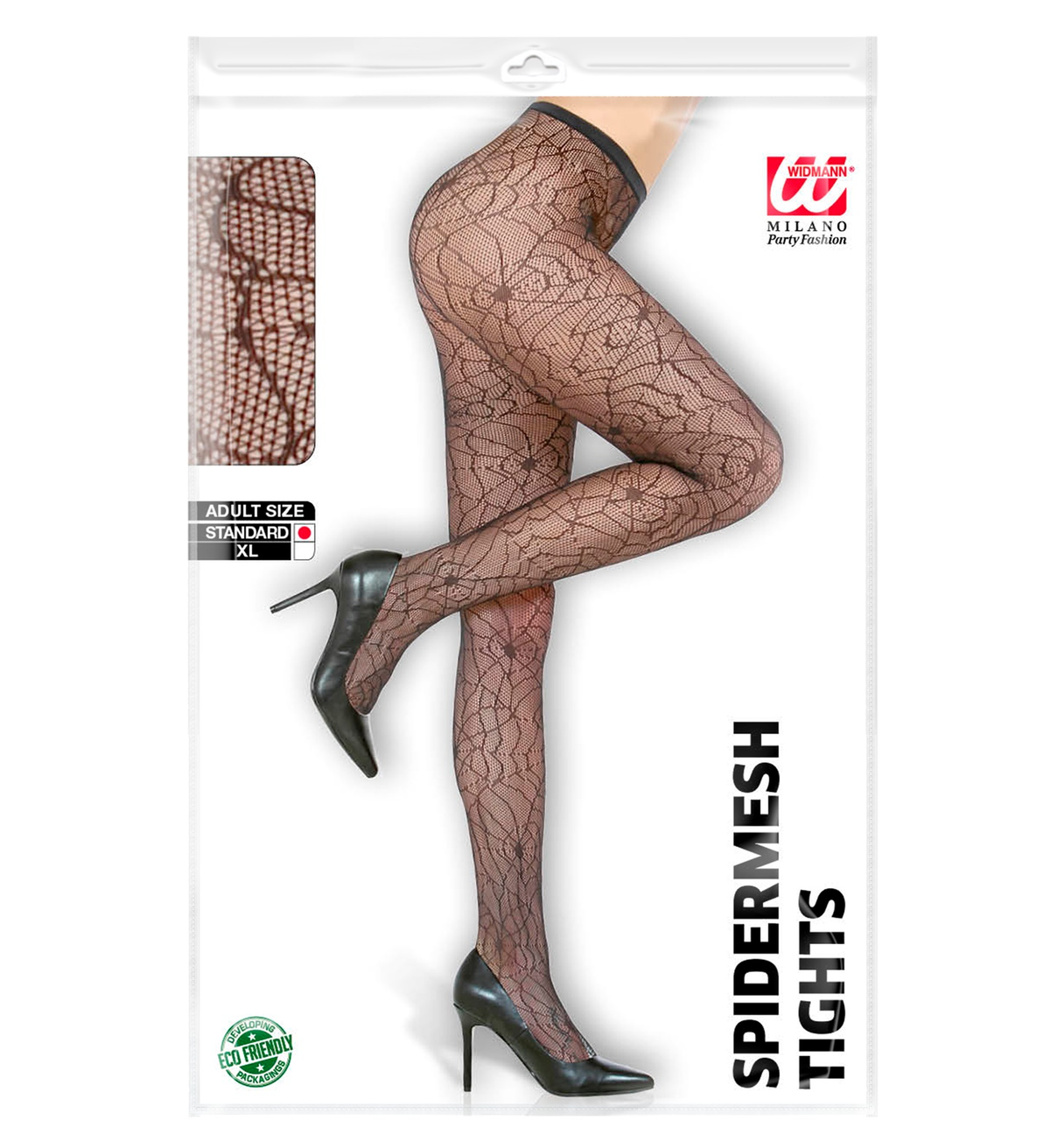 Calze a Maglia Ragnatela Tg Unica Adulto Accessorio Travestimento Halloween - 29346