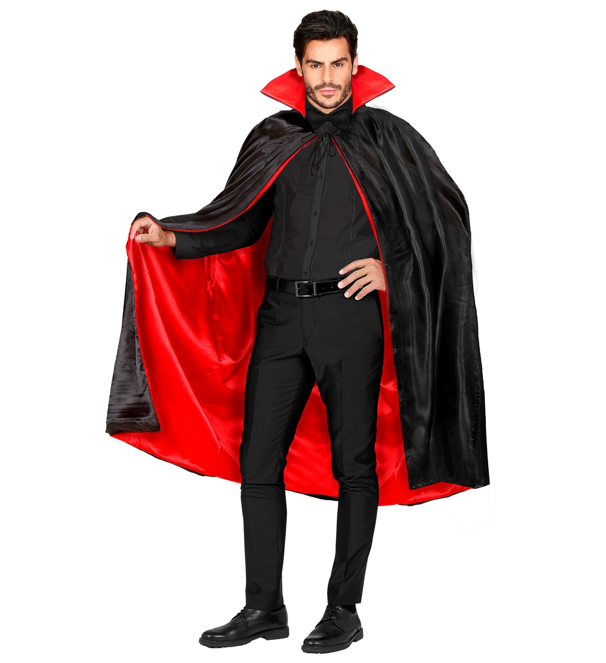 Mantello Foderato con Colletto Accessori per Travestimento Carnevale Halloween - 3586f