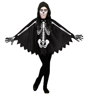 Vestito Carnevale Scheletro Travestimento Halloween Tagli Aunica Bambino - 48153
