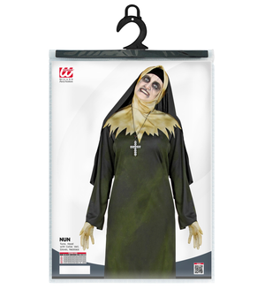Vestito Carnevale Suora Demoniaca Travestimento Halloween Donna - 5226