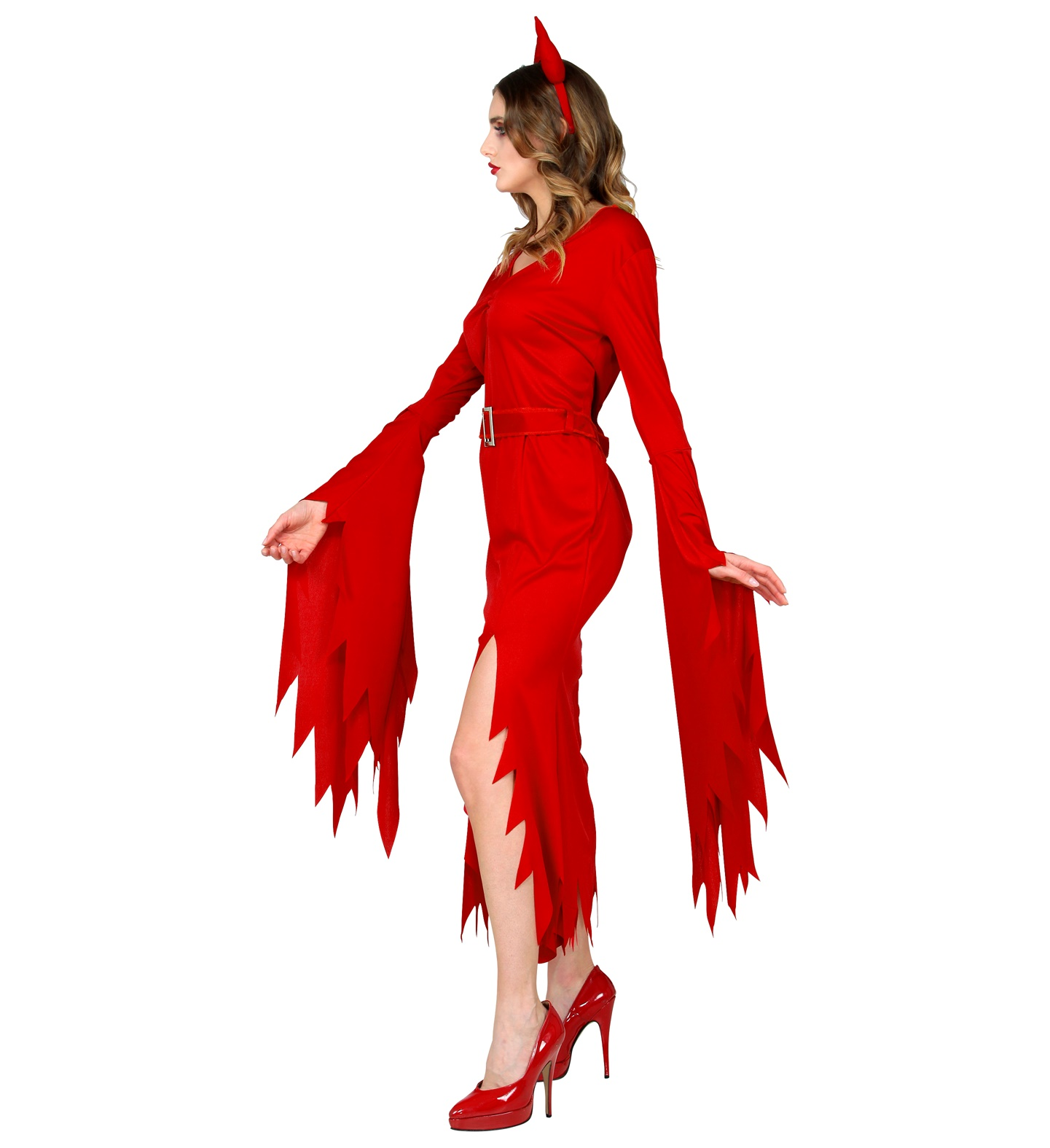 Vestito Carnevale Diavolessa Travestimento Halloween Donna - 5289