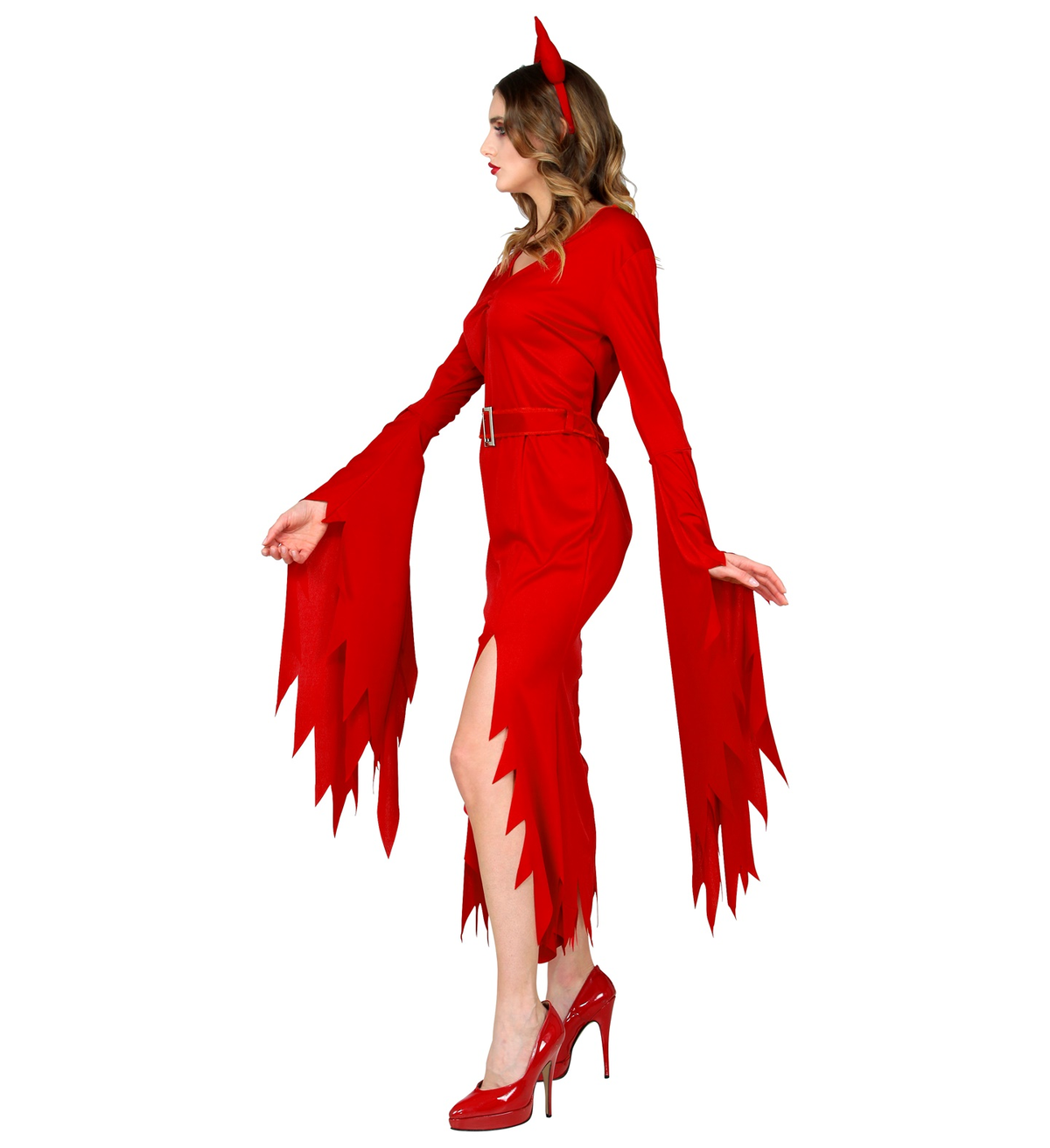Vestito Carnevale Diavolessa Travestimento Halloween Donna - 5289