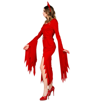 Vestito Carnevale Diavolessa Travestimento Halloween Donna - 5289