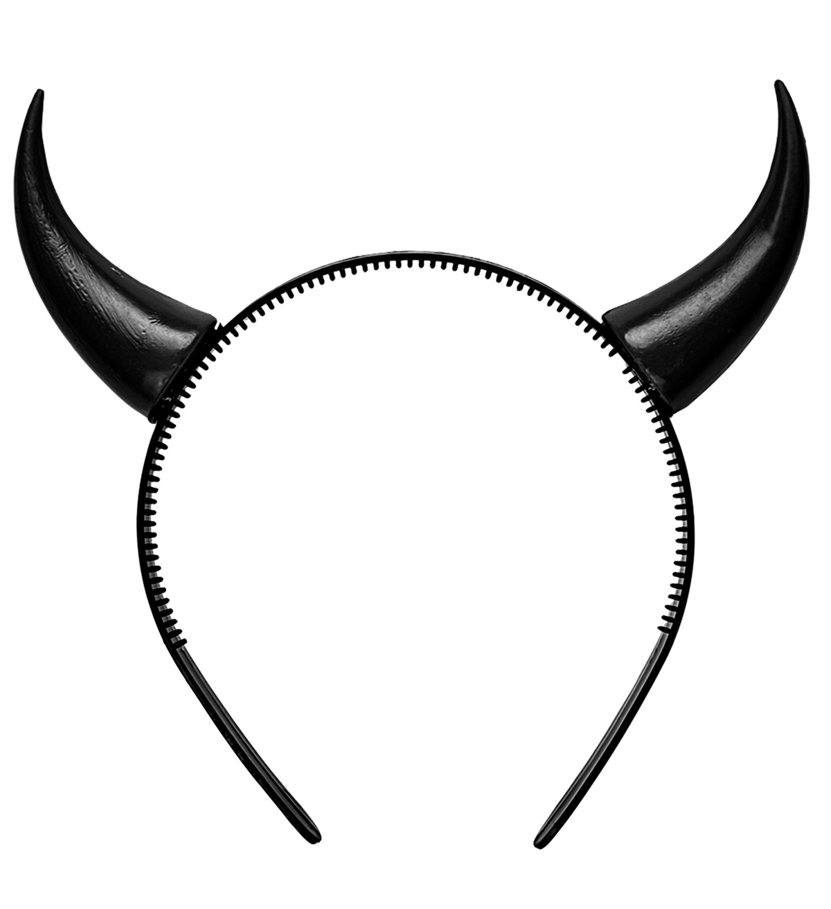 Cerchietto Corna Nere Accessori Travestimento Carnevale Halloween - 5487n