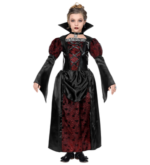 Vestito Carnevale Vampiressa Travestimento Halloween Bambina - 7023