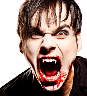 Denti da Vampiro con 4 Capsule di Sangue Accessori Travestimento Halloween Carnevale - 91702