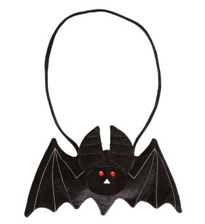 Borsetta Dolcetto O Scherzetto Pipistrello Accessori Halloween Carnevale - 9564b