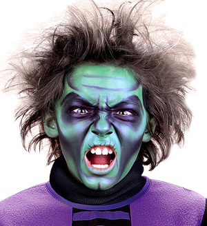 Make-Up Verde in Vaschetta 25 G Trucco Accessori Travestimento Carnevale Halloween - 02396
