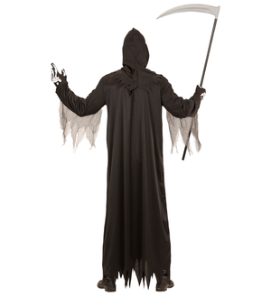 Vestito Carnevale Grim Reaper Travestimento Halloween Uomo - 0867