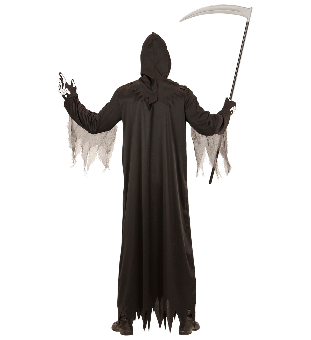 Vestito Carnevale Grim Reaper Travestimento Halloween Uomo - 0867
