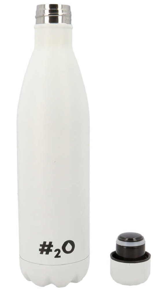Bottiglia Termica H2o Borraccia in Acciaio Inox 750 Ml Isotermica 24h Fredda 12h Caldo - Ag1231