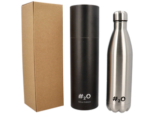 Bottiglia Termica H2o Borraccia in Acciaio Inox 750 Ml Isotermica 24h Fredda 12h Caldo - Ag1233