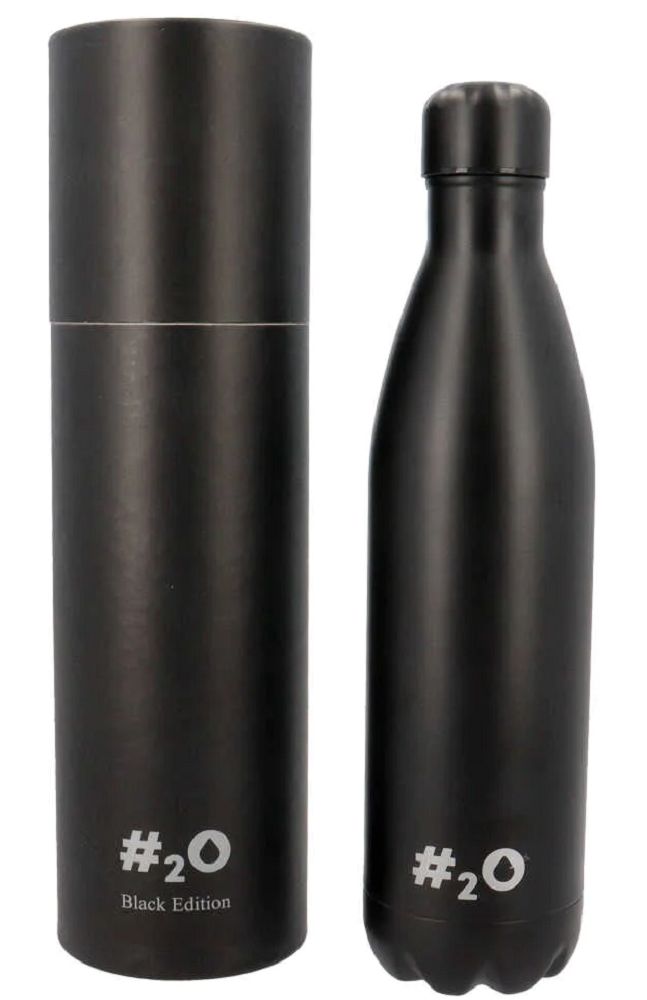 Bottiglia Termica H2o Borraccia in Acciaio Inox 750 Ml Isotermica 24h Fredda 12h Caldo - Ag1230