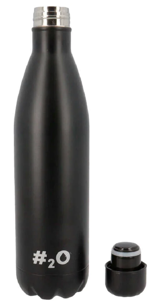Bottiglia Termica H2o Borraccia in Acciaio Inox 750 Ml Isotermica 24h Fredda 12h Caldo - Ag1230