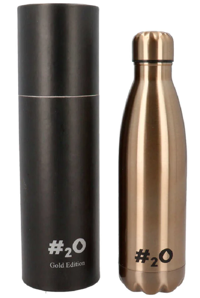 Bottiglia Termica H2o Borraccia in Acciaio Inox 750 Ml Isotermica 24h Fredda 12h Caldo - Ag1232