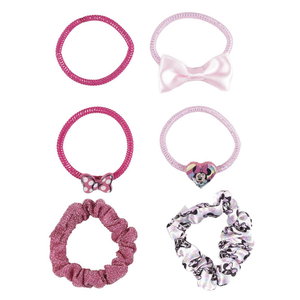 Codini Minnie DISNEY Elastici per Capelli 6 Pezzi - 2460
