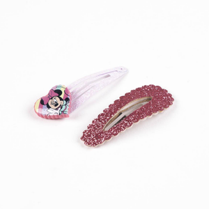 Set Accessori Capelli Minnie DISNEY 4 Mollette Clic Clac - 2464