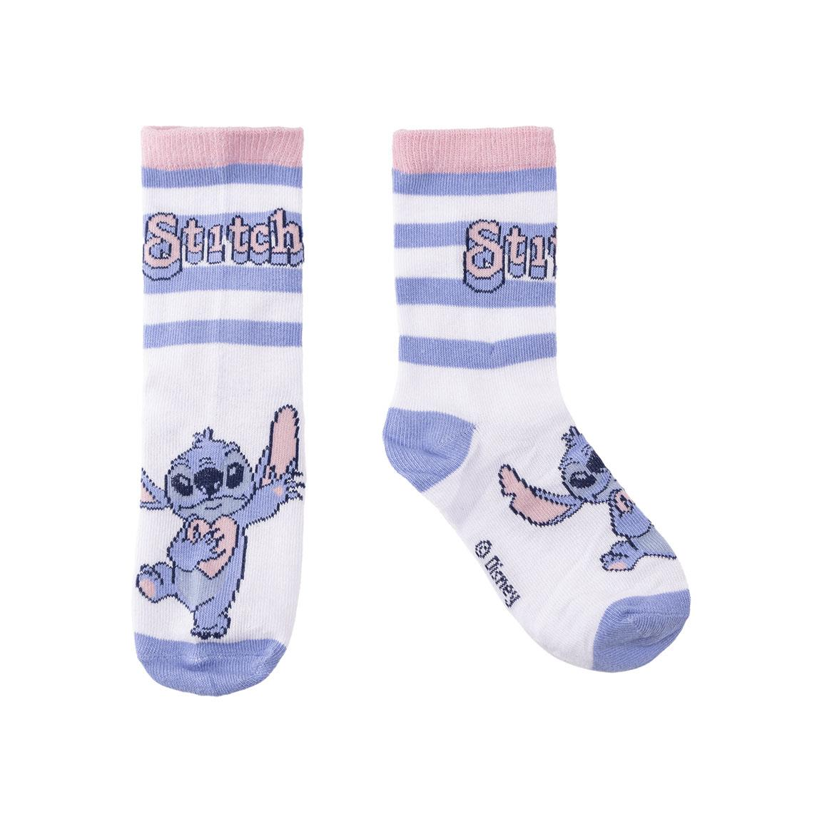 Calzini Stitch DISNEY in Misto Cotone 5 Paia in Confezione - 1548