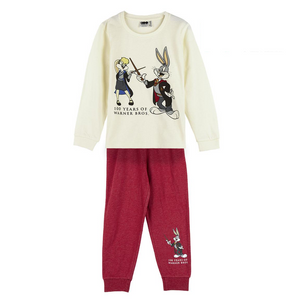 Pigiama Looney Tunes Warner Bros 100 100% Cotone Jersey Bambino - 1701