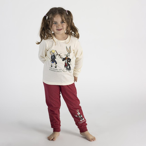 Pigiama Looney Tunes Warner Bros 100 100% Cotone Jersey Bambino - 1701
