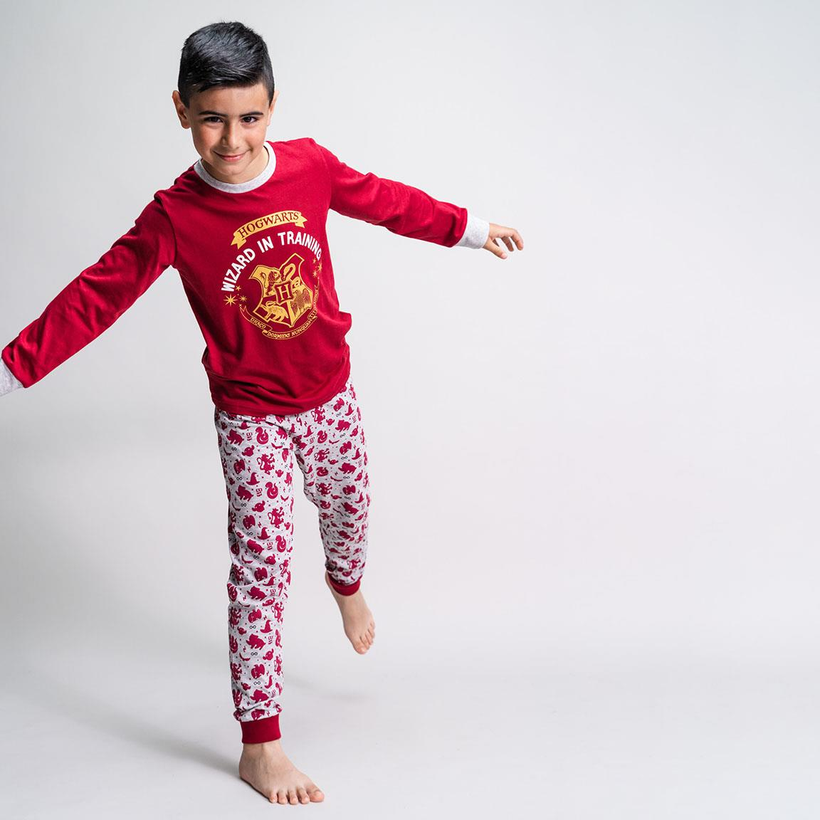 Pigiama Harry Potter Hogwarts 100% Cotone Jersey Bambino - 0397