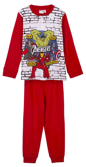 Pigiama Hulk MARVEL Avengers Bambino 60% Cotone 40% Poliestere - 0705