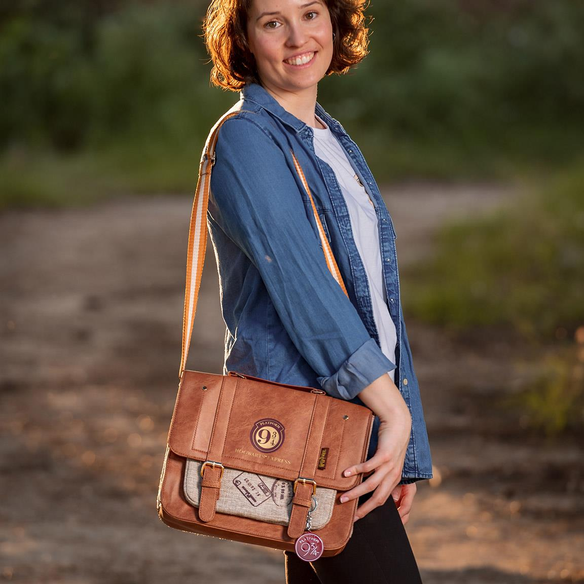 Borsa Passeggio Harry Potter Modello a Cartella con Tracolla Regolabile - 3164