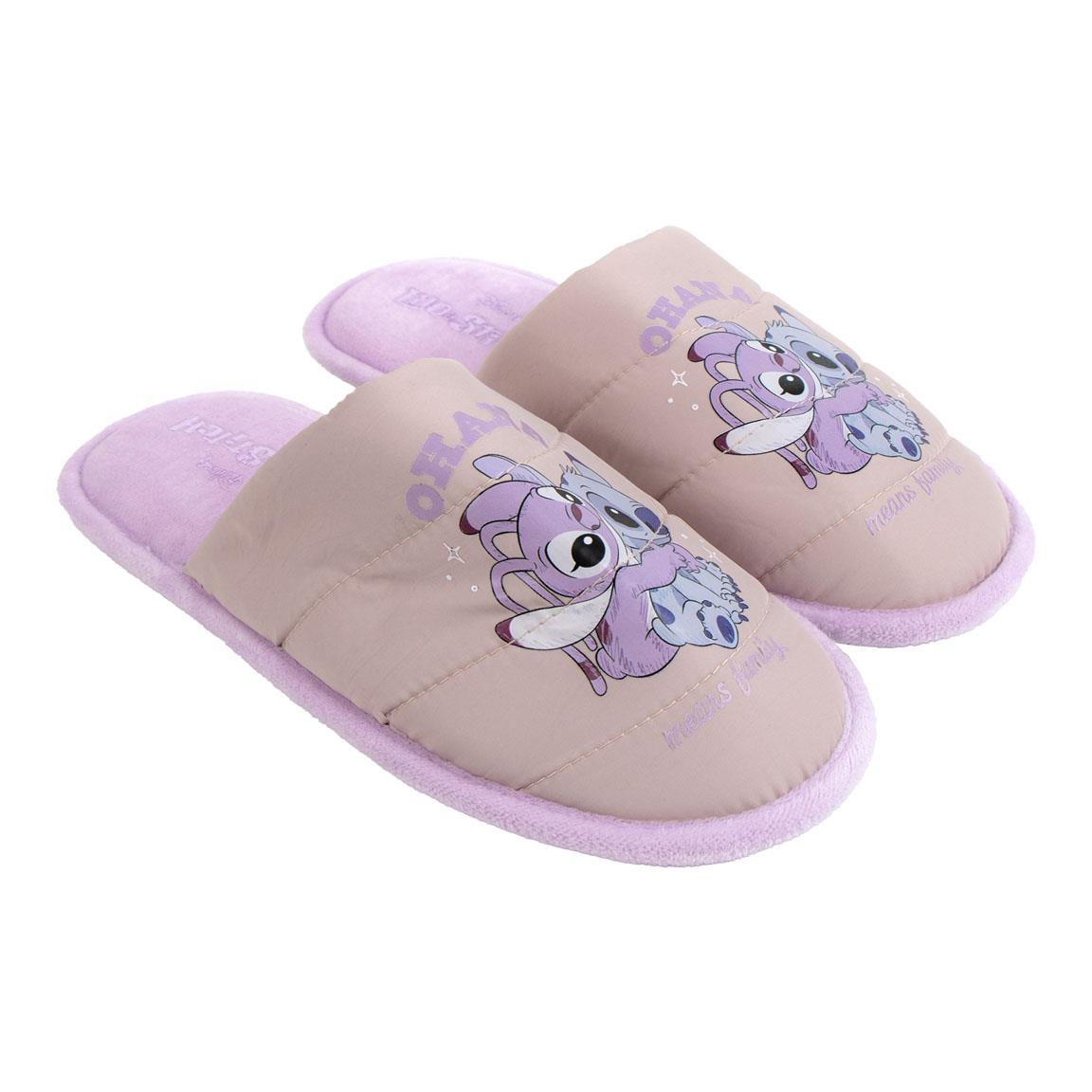 Pantofole Invernali Stitch e Angel DISNEY Antiscivolo Ciabatte a Punta Chiusa - 6138