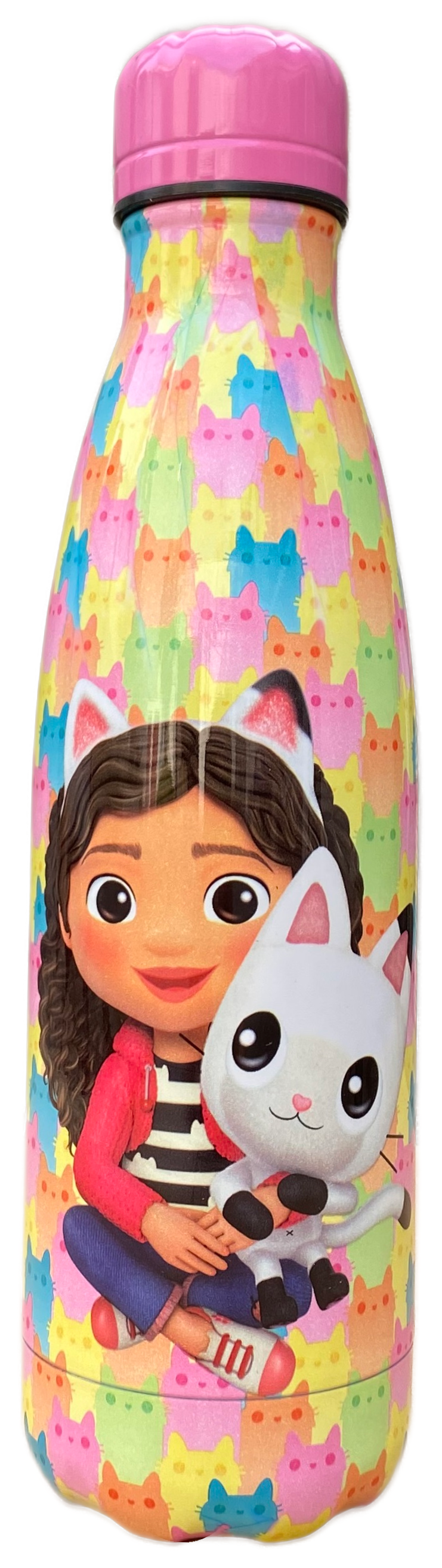 Bottiglia Termica in Acciaio Inossidabile Gabby's Dollhouse con Tappo Svitabile 500 Ml - O07881te/m