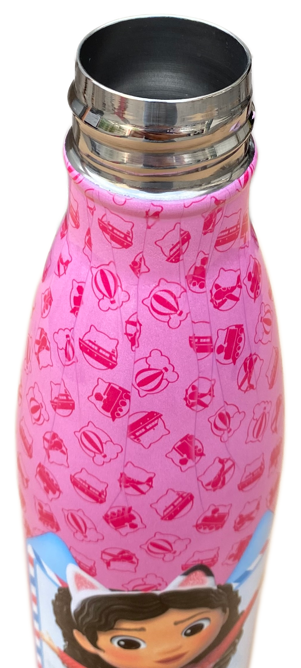 Bottiglia Termica in Acciaio Inossidabile Gabby's Dollhouse con Tappo Svitabile 500 Ml - O07881te/f