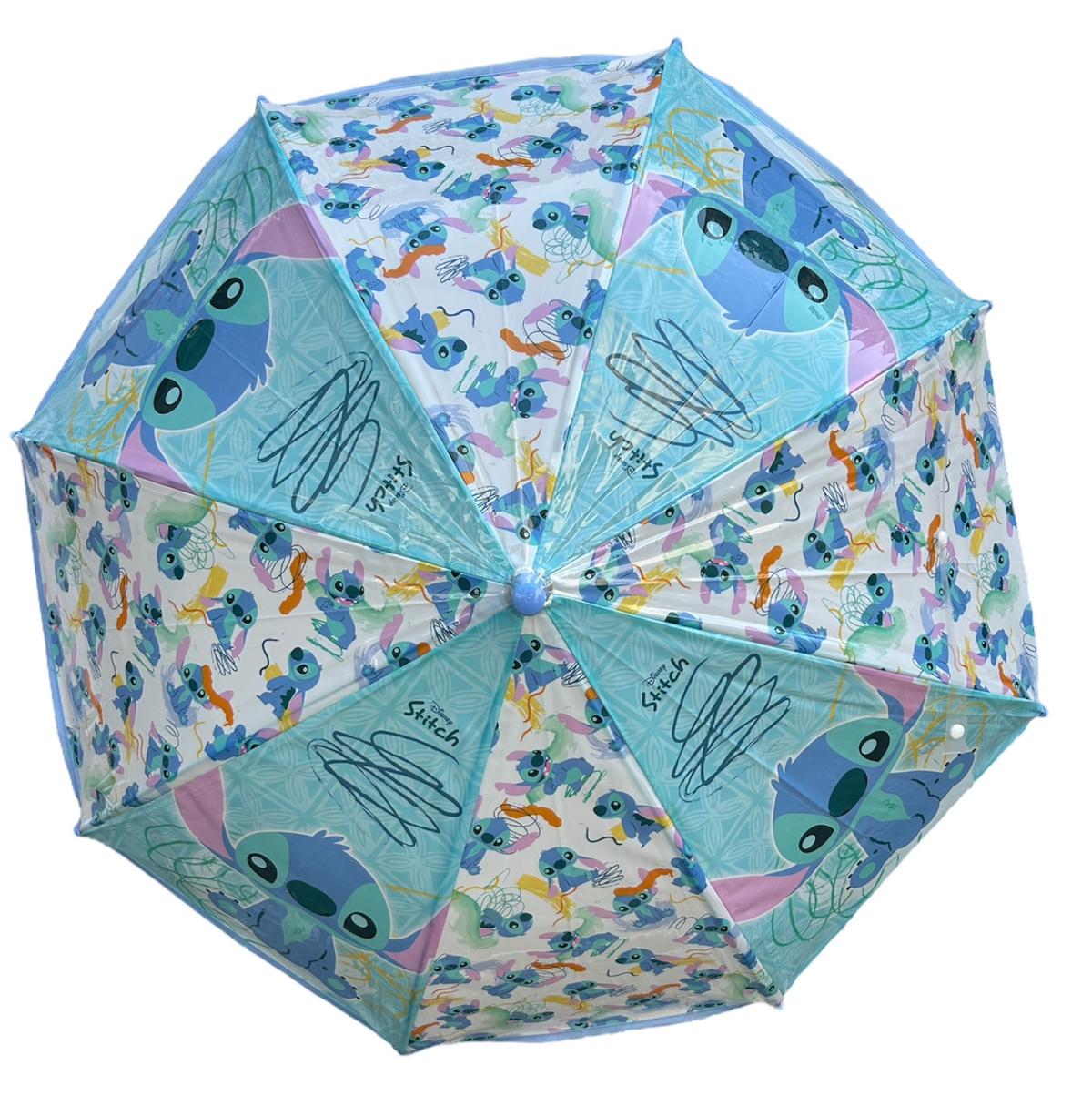 Set Pioggia Mantellina + Ombrello Stitch DISNEY 3/4 Anni Bambina - D06495mc+d06492mc