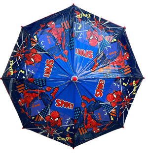 Set Pioggia Mantellina + Ombrello Spiderman MARVEL 3/4 Anni Bambino - M06510mc+m06508mc