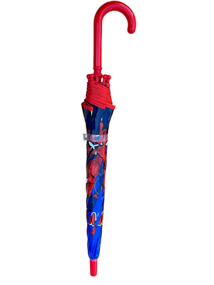 Set Pioggia Mantellina + Ombrello Spiderman MARVEL 7/8 Anni Bambino - M06510mc+m06508mc