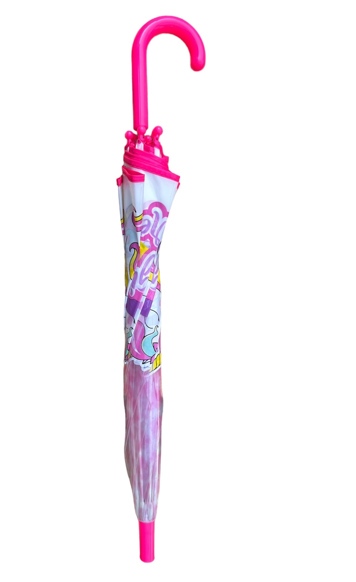 Ombrello Unicorno Trasparente Cupola Manuale 8 Raggi Bambino - X02547mc