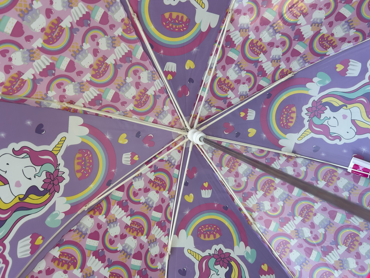 Ombrello Unicorno Manuale 8 Raggi Bambino - X02546mc