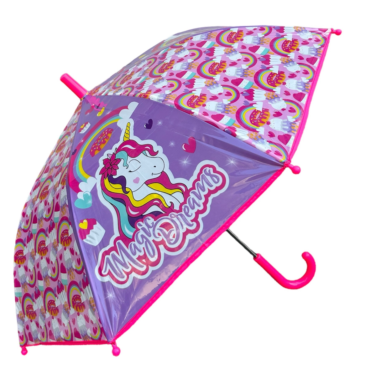 Ombrello Unicorno Manuale 8 Raggi Bambino - X02546mc