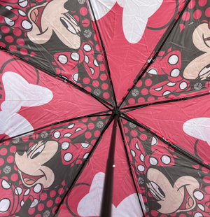 Ombrello Pieghevole Minnie DISNEY 8 Raggi Bambino - D06521mc