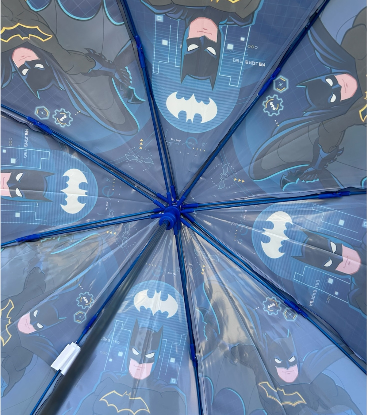Set Pioggia Mantellina + Ombrello Batman 3/4 Anni Bambino - L04575mc+l04573mc