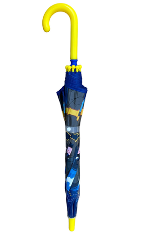 Set Pioggia Mantellina + Ombrello Batman 3/4 Anni Bambino - L04575mc+l04573mc