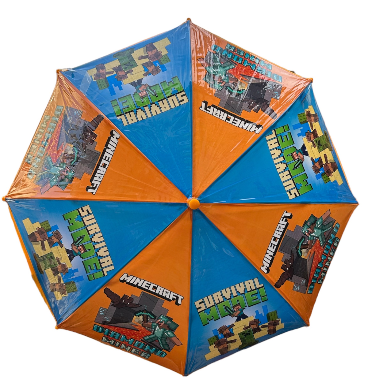 Ombrello Minecraft Manuale 8 Raggi Bambino - K04379mc