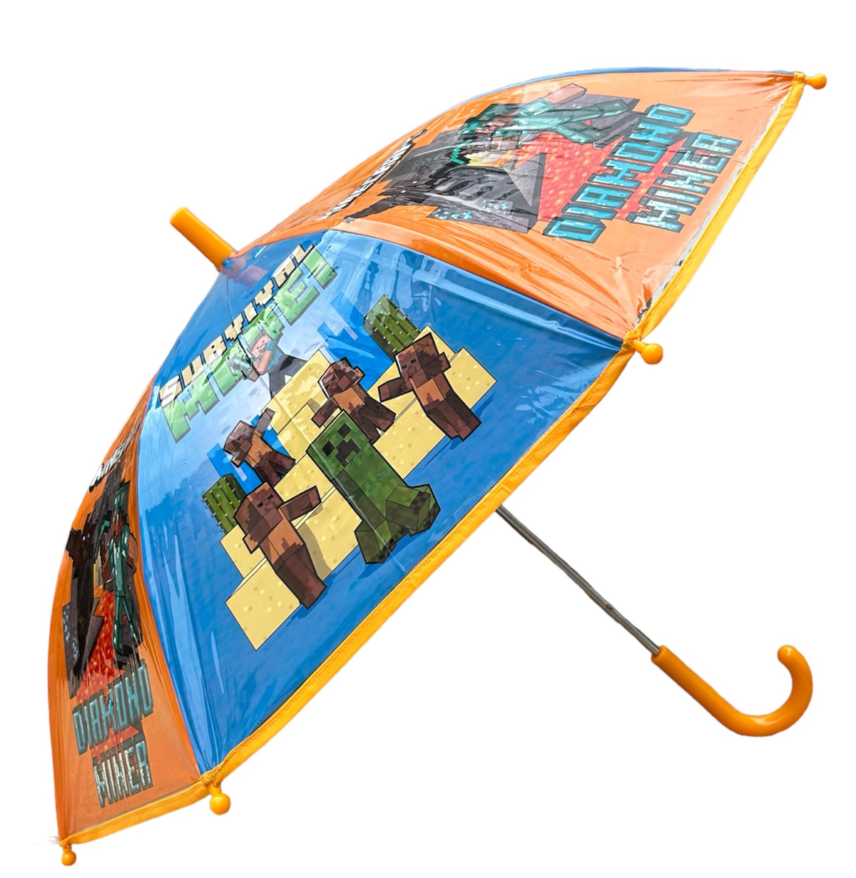 Ombrello Minecraft Manuale 8 Raggi Bambino - K04379mc