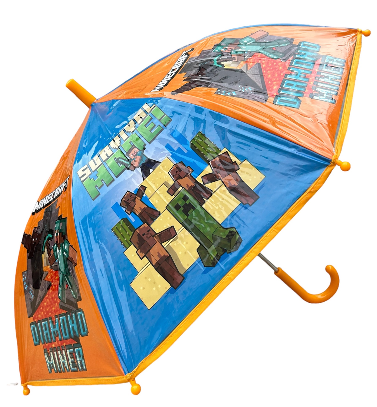 Ombrello Minecraft Manuale 8 Raggi Bambino - K04379mc