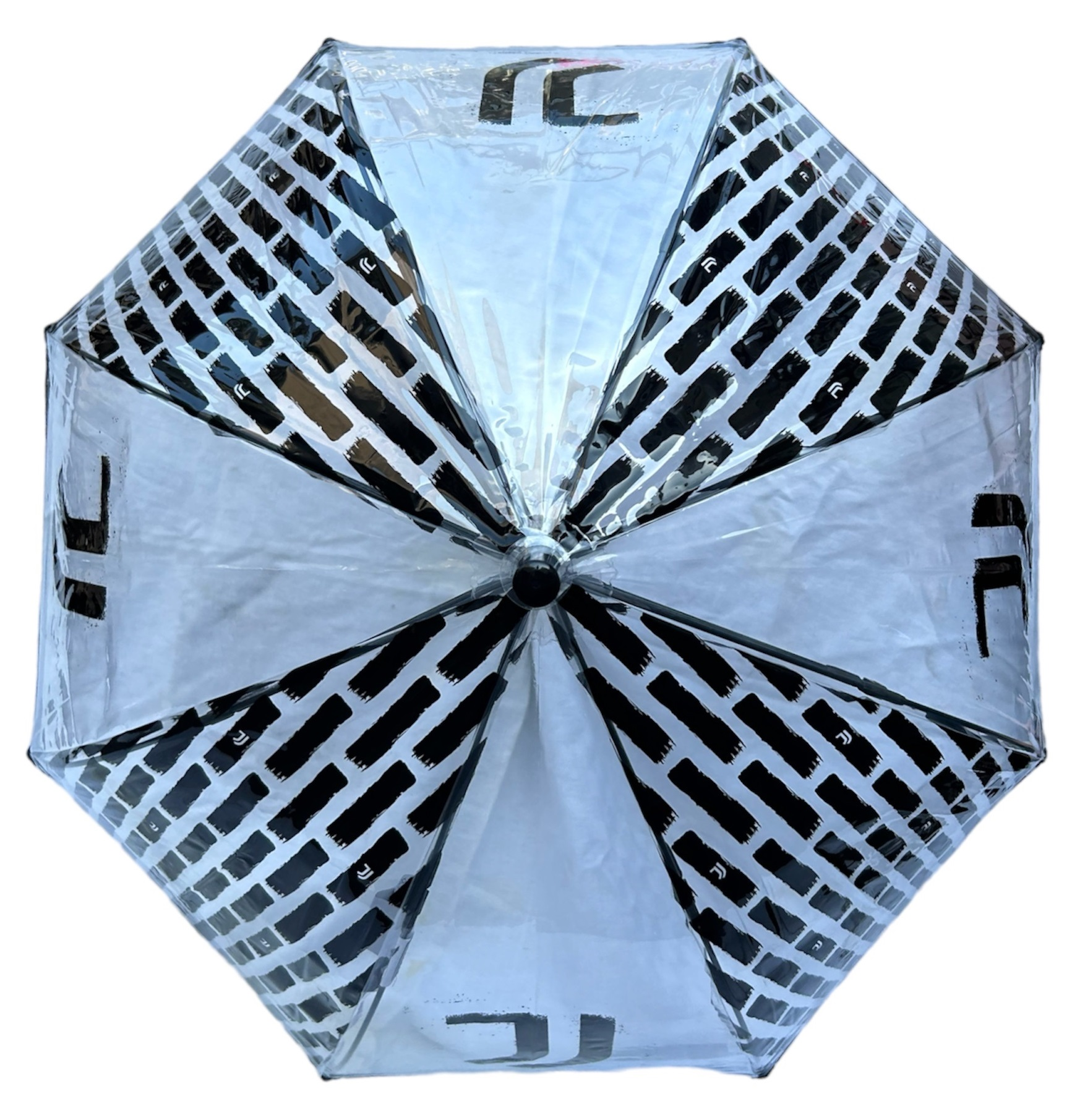 Ombrello Juventus Trasparente Cupola Manuale 8 Raggi Bambino - S05757mc