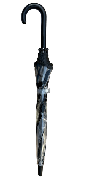 Ombrello Juventus Trasparente Cupola Manuale 8 Raggi Bambino - S05757mc