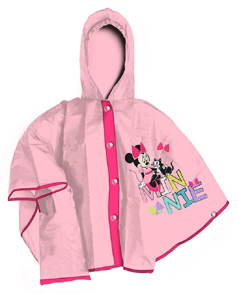 Set Pioggia Mantellina + Ombrello Minnie DISNEY 3/4 Anni Bambina - D06524mc+d06523mc