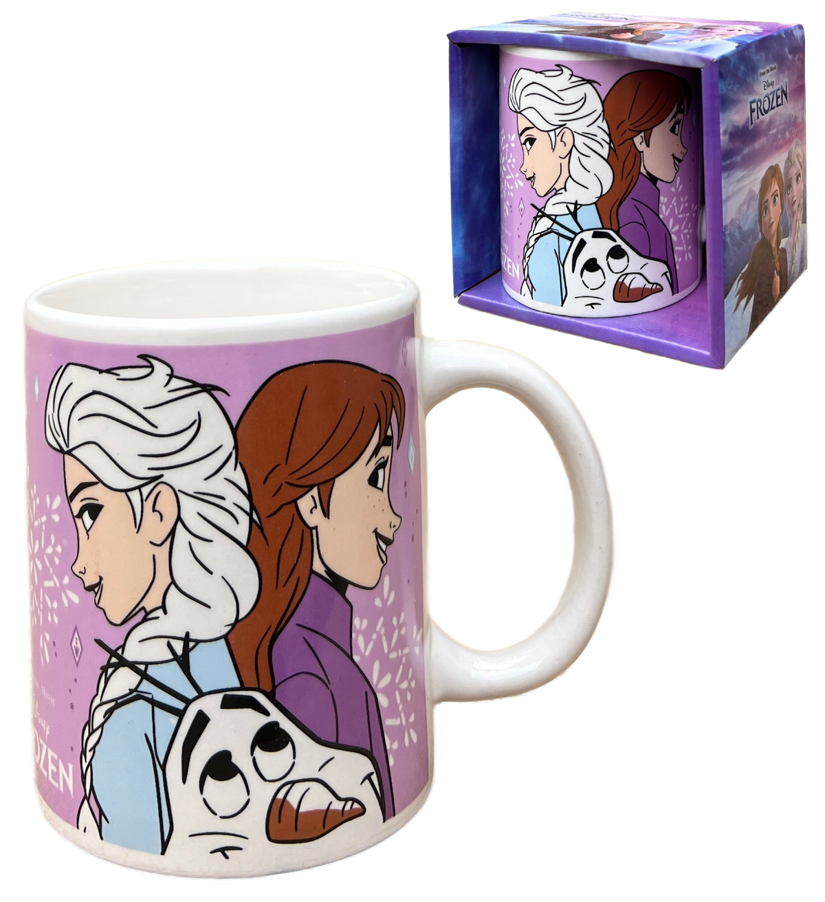 Tazza Mug Frozen DISNEY in Ceramica 350 Ml Confezione Regalo - D06581mc
