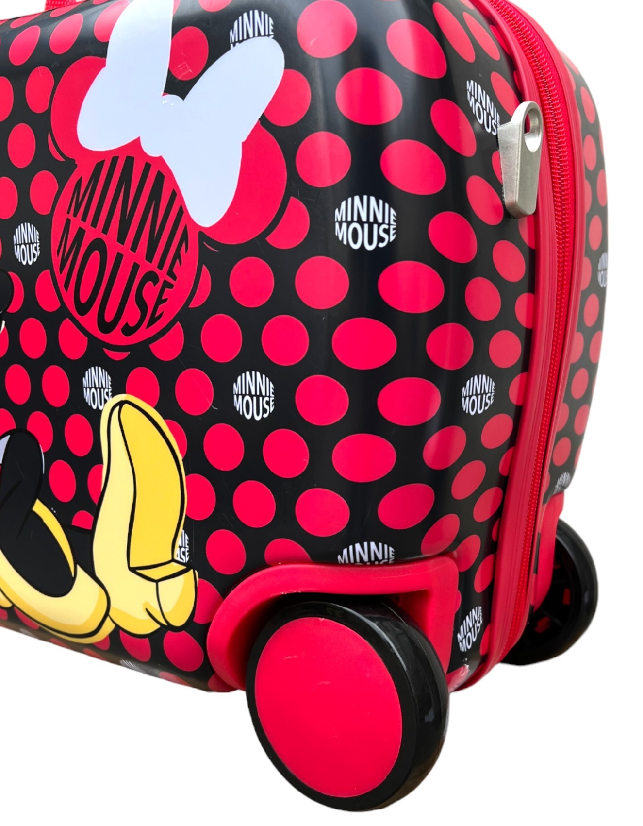 Trolley da Viaggio Cavalcabile Minnie DISNEY Valigia in ABS Trainabile con 4 Ruote - D06894mc