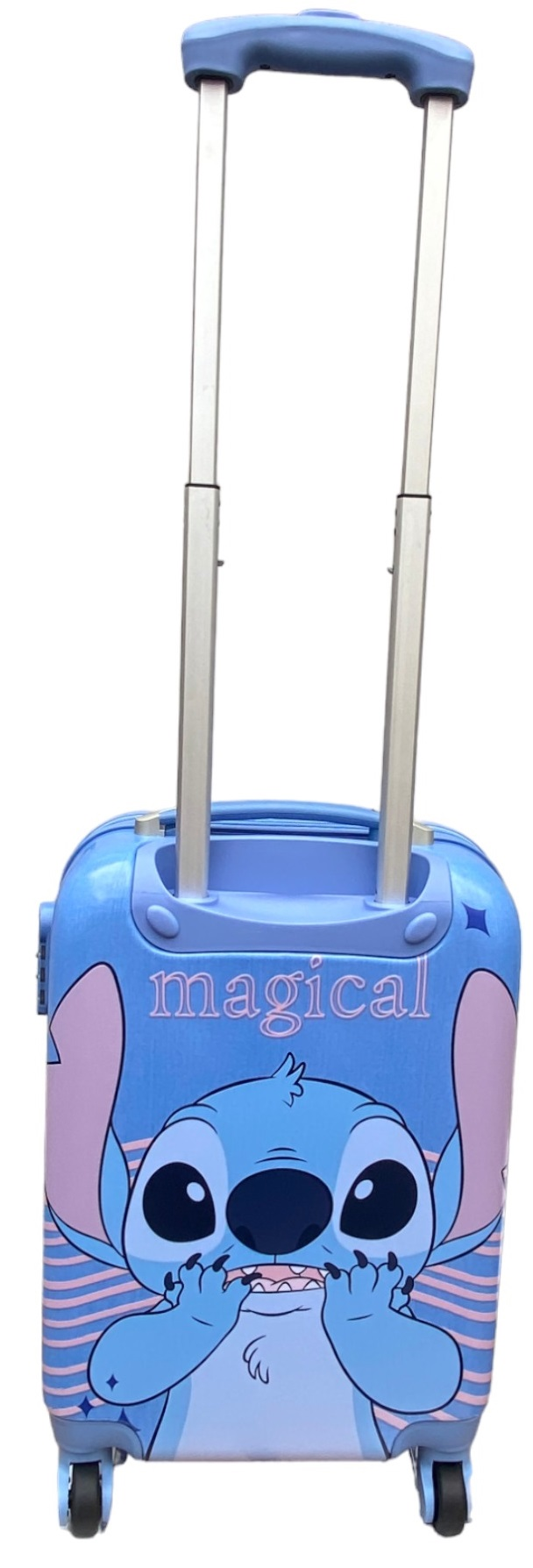 Trolley da Viaggio Stitch DISNEY Valigia in ABS Manico Allungabile - D06905mc